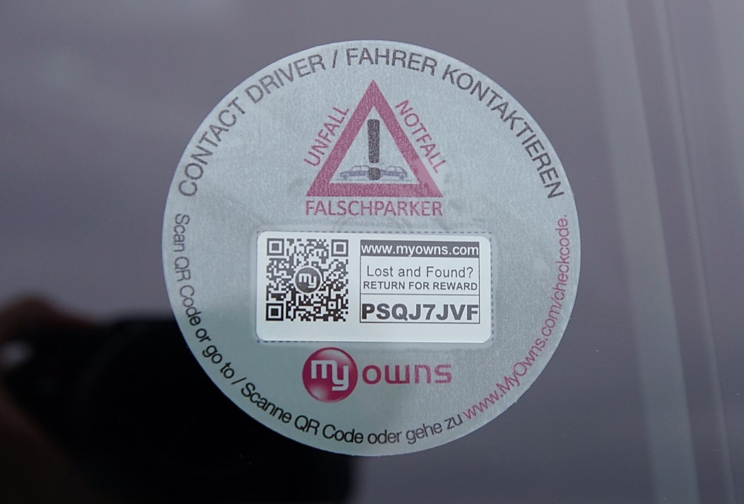 Car Sticker - with MyOwns Label